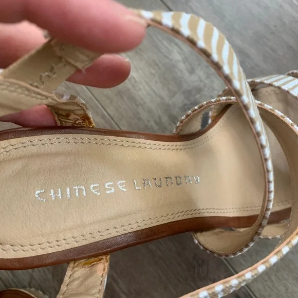 Chinese Laundry 5” cork wedge heels - size 8 - Picture 10 of 16